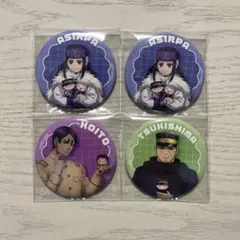 ゴールデンカムイ　TOPPA 缶バッジ　鯉登　月島　アシリパ