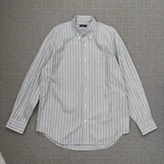 90s 紺タグ OLD UNIQLO ストライプシャツ y2k シティボーイ