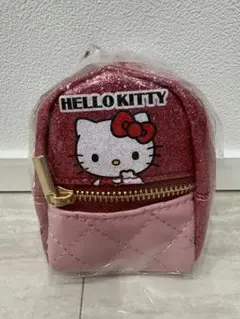 ハローキティミニリュックポーチ　キティちゃん　　ポーチ　スカーフ付き　チャーム
