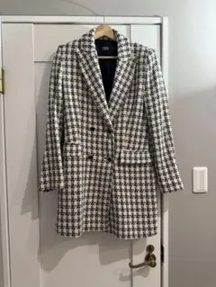 ZARA ダブルブレストジャケット ロング　M