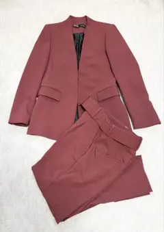 ノーカラージャケット セットアップ