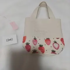 LOVERARY FEILERいちご柄トートバッグ　美品
