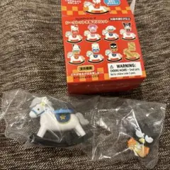 サンリオ シークレット 木馬マスコット フィギュア バッドばつ丸