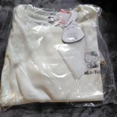 Hello Kitty ホワイトリブ編みTシャツ