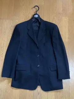 美品 ブラックスーツ サマーウール 黒 L〜LL