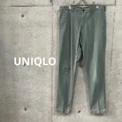 UNIQLO/ユニクロ【W85】スリムフィットノータックチノ　センタープレス