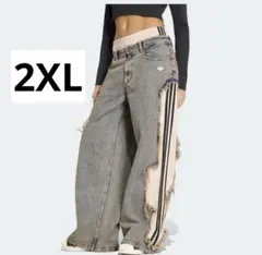 ADILENIUM デコンストラクテッドデニムパンツ 2XL - メルカリ