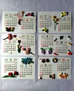 ハンドメイドでペーパークイリング 2026卓上カレンダー