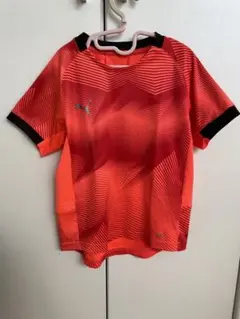 Puma ストライプオレンジシャツ