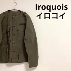 Iroquois イロコイ　ミリタリージャケット　カーキ　グリーン　緑