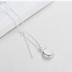 絆を永遠に 月モチーフ 遺骨ペンダント／メモリアルネックレス