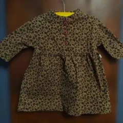 wynken ヒョウ柄ブラウンワンピース