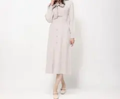 MISCH MASCH ボウタイニットワンピース