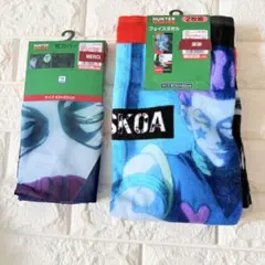 ハンターハンター しまむら ヒソカ クロロ 枕カバー フェイスタオル2枚組