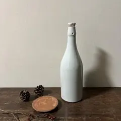 アンティーク　白磁　ボトル　徳利　酒瓶　菊正宗　沢の鶴　古道具　白洲正子　李朝