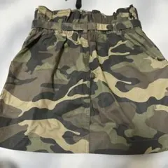 迷彩柄 ミニスカート