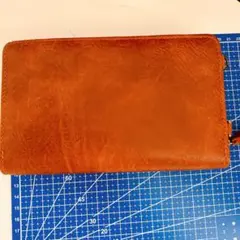 一点のみ！ブラウン　レザー スマホショルダーストラップケース