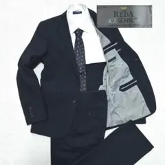 【REDA】ONLY スーツ セットアップ ブラック ストライプ サイズ36