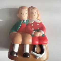 サンリオ ザボードビュルデュオ エディアンドエミー 貯金箱 1991年製