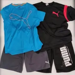 PUMA ドライTシャツ 2枚＋ハーフパンツ2本サイズ160