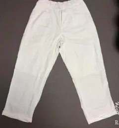 90s vintage ポルトガル製 ホワイトリネン ワイド カーゴパンツ - メルカリ