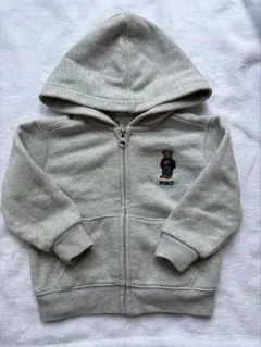Polo グレー フード付きトレーナー 90