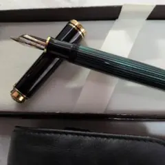 Pelikan 万年筆 スーベレーン 緑縞のサムネイル
