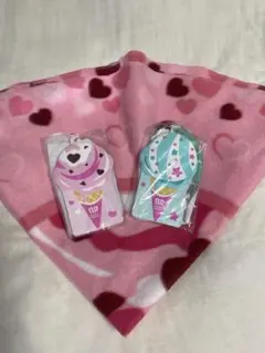 サーティワン　パスケース　フリースブランケット