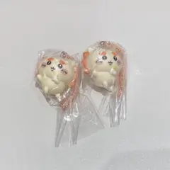 ちいかわ　マスコット付きビスケット　シーサー2点