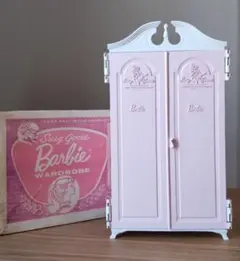 美品 ヴィンテージバービー/箱付き スージーグース ピンク色のワードローブ