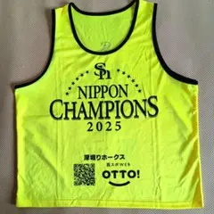 福岡ソフトバンクホークス 優勝パレード スタッフ ユニフォーム ビブス