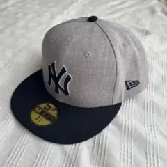 59FIFTY ヘザーグレー　ニューヨークヤンキース　ニューエラ　キャップ