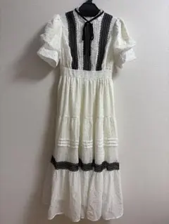 anmilleドット柄 ワンピース