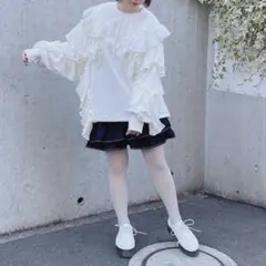 merry jenny フリルフリルチュニックスウェットのサムネイル