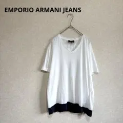 EMPORIO ARMANI JEANS バックロゴTシャツ ホワイト 3Lのサムネイル