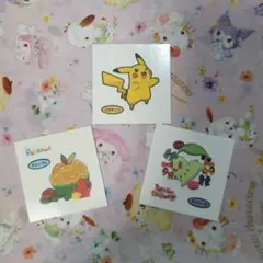 ポケモンパンシール 3枚セット