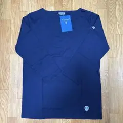 新品未使用タグ付　オーシバル七分袖 T ネイビー サイズ1