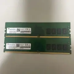 ADATA 8GB DDR4 2666V デスクトップ用2枚　動作確認済みです。