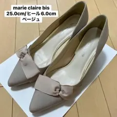 marie claire bis パンプス　25.0cm/ヒール6.0cmのサムネイル