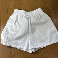 【美品】H&M DIVIDED ホワイト ショートパンツ