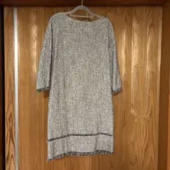 入学式　BEAUTY&YOUTH 七分袖ひざ丈ワンピース