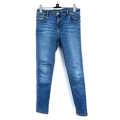 ザラ スキニーデニム ジーンズ 細見え EUR38 レディース
