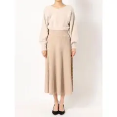 LAGUNAMOON ドッキングフレアーラクーンワンピース