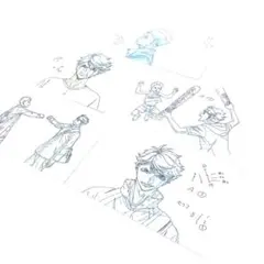 【非売品】ハイキュー　複製原稿　才能とセンス ハイキュー!! 才能とセンス 青葉城西高校戦 特典 大判複製原画ポスト