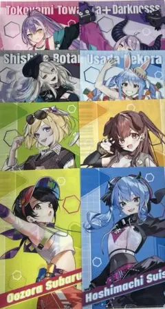 ストリートファイター6　ホロライブ　ノベルティ　クリアファイル 8枚セット