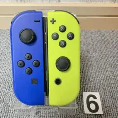ストラップ２本　Switch ジョイコンネオンイエロー/ブルー