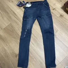 FieldCore WR003 4Dストレッチパンツ S インディゴ超撥水細身