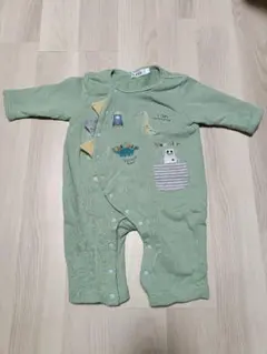 SLAP SLIP グリーンロンパース