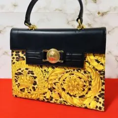 GIANNI VERSACE レオパード柄 トートバッグ - メルカリ