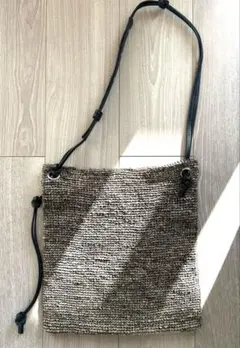 todayful トゥデイフル ラフィアショルダーバッグ2way ブラウン